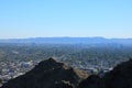 Arizona Capital City of Phoenix as seen from North Mountain Royalty Free Stock Photo