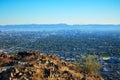 Arizona Capital City of Phoenix as seen from North Mountain Royalty Free Stock Photo