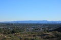 Arizona Capital City of Phoenix from North Mountain in Late Afternoon Royalty Free Stock Photo
