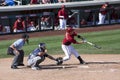 MLB Cactus League Spring Training Batter Royalty Free Stock Photo