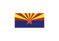 Arizona flag state Royalty Free Stock Photo