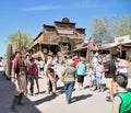 Arizona, Goldfield: Old West - Main Street with Saloon, Gun-fight Actors, and Tourists