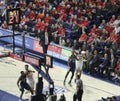 Arizona Guard Allonzo Trier Shoots a 3 Point Shot