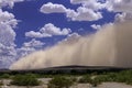 Arizona Haboob Sandstorm with cloudy sky Royalty Free Stock Photo