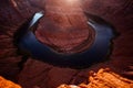 Arizona Horseshoe Bend of Colorado River in Grand Canyon. Royalty Free Stock Photo