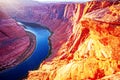Arizona Horseshoe Bend in the Grand Canyon. Royalty Free Stock Photo