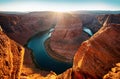 Arizona Horseshoe Bend on Grand Canyon.