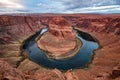 Arizona Horseshoe Bend meander of Colorado River in Glen Canyon Royalty Free Stock Photo