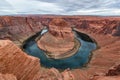 Arizona Horseshoe Bend meander of Colorado River in Glen Canyon Royalty Free Stock Photo