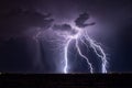 Arizona lightning storm Royalty Free Stock Photo