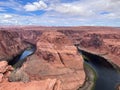 Arizona meander Horseshoe Bend of the Colorado River in Grand Canyon Royalty Free Stock Photo
