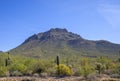 Arizona Mountain, Rock Formations Covered In Desert Plants