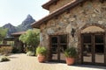 Arizona mountainside villa home and courtyard