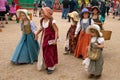 Arizona Renaissance Festival Costumed Kids Royalty Free Stock Photo