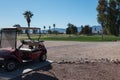 Golf Course and Palm Trees Royalty Free Stock Photo