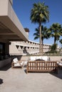 Arizona Resort Hotel Outdoor Patio Royalty Free Stock Photo