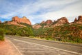 Road Trip Through The Red Rocks Of Sedona Royalty Free Stock Photo