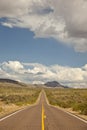 Arizona's Bagdad Road (SR 96) Royalty Free Stock Photo