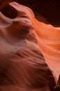 Arizona Slot Canyon with overhang