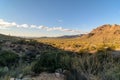 Arizona Sonoran desert at sunset