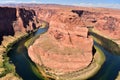 Colorado river around Horseshoe Bend Royalty Free Stock Photo