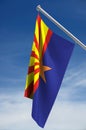 Arizona State Flag Royalty Free Stock Photo