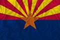 Arizona state flag Royalty Free Stock Photo