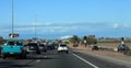 Arizona State Route 101 to Arizona-2023 Super Bowl LVII Stadium Royalty Free Stock Photo