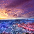 Arizona sunset Grand Canyon National Park Mother Point US