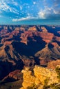 Arizona sunset Grand Canyon National Park Yavapai Point Royalty Free Stock Photo