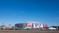 Arizona-2023 Super Bowl LVII Stadium in Glendale Sportsman`s Park Royalty Free Stock Photo