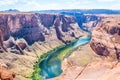 Picturesque rocks of Arizona. Glenn Canyon and Horseshoe Bend Royalty Free Stock Photo