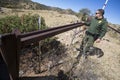 Arizona - tucson - the fence west Nogales