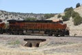 Locomtive BNSF 6912.Train model GE ES44C4. Arizona, USA, June 13, 2014. Royalty Free Stock Photo