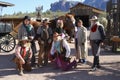 Arizona, Apache Junction: Old West - Actors in Traditional Outfits Royalty Free Stock Photo