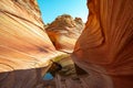 Arizona Wave - Famous Geology rock formation in Pariah Canyon, USA Royalty Free Stock Photo