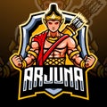 Arjuna mascot. esport logo design