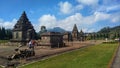 Arjuna temple complex in the Dieng plateau. Central Java. Indonesia Royalty Free Stock Photo