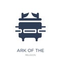 Ark of the Convenant icon. Trendy flat vector Ark of the Convenant icon on white background from Religion collection Royalty Free Stock Photo