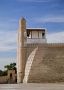 Ark fortress gate in Bukhara, Uzbekistan