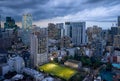 ARK Hills as seen from the Tokyo Tower at evening. Tokyo. Japan