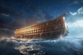 The ark of Noah. A religious concept, the gospel bible. God.