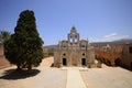 Arkadi monastery and country yard, Crete Royalty Free Stock Photo