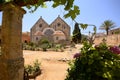 Arkadi monastery and country yard, Crete Royalty Free Stock Photo