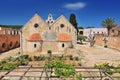 Arkadi Monastery, symbol of the struggle of Cretans against the Ottoman Empire , Rethymno, Crete, Greece Royalty Free Stock Photo