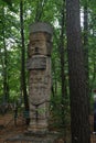 Toltec atlas copy of famous statue Arkady Fiedler museum of Tolerance