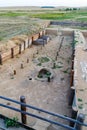 Archaeological site of the ancient fortified settlement of the Bronze Age Arkaim