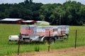 Arkansas Bee Hives in Pink and White