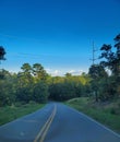 Arkansas country roads Royalty Free Stock Photo