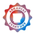 Arkansas low poly logo.